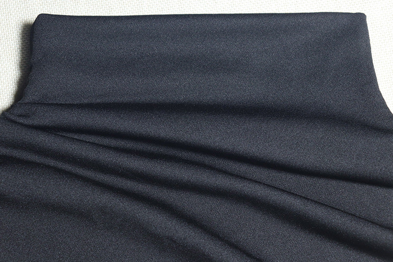 Women Solid mesh Patchwork Long Sleeve Hollow Chic Casual Dress 13