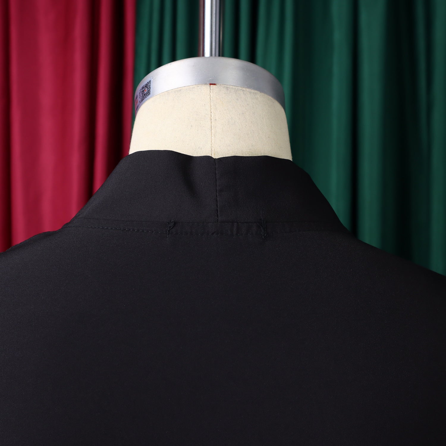 Women 3/4-sleeve tie dress with irregular pleats 35