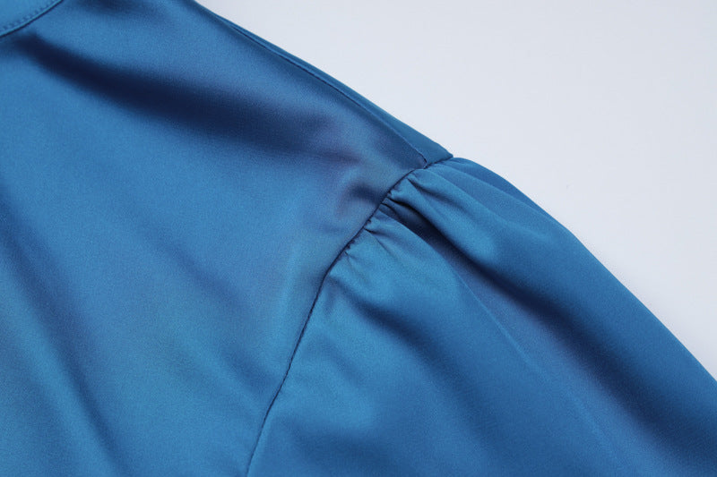 Women Autumn and Winter Turtleneck Solid Sexy Bodycon Dress 15