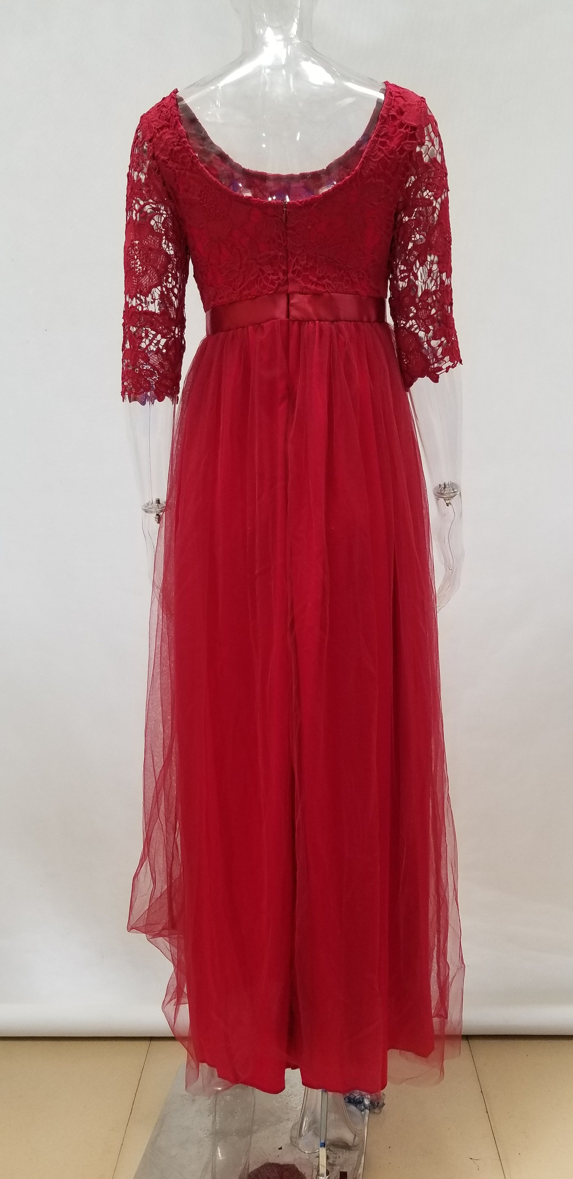 Women chiffon Maxi evening dress 14