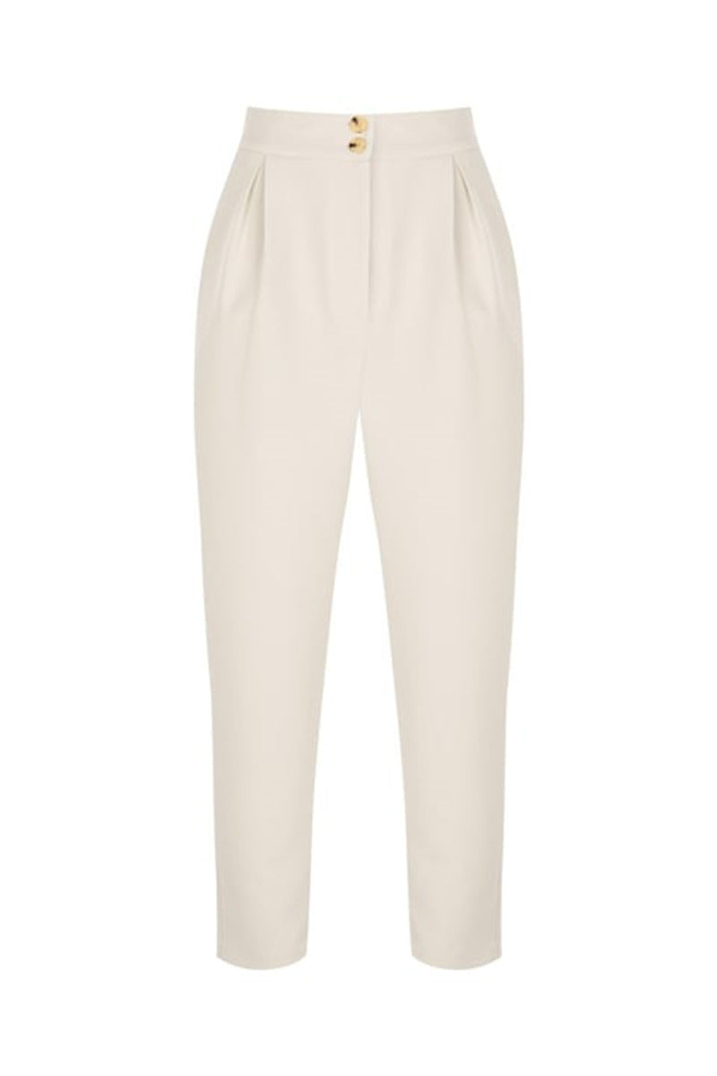 Women's Spring And Summer Fashionable Sleeveless Cropped Vest High Waist Pants Women's Two-Piece Set 10