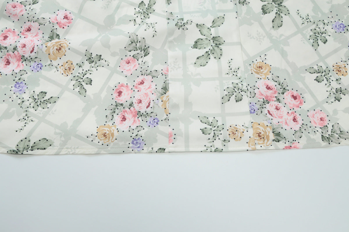 Summer Women's Chic Sexy Slim Waist Floral Strap Dress 12