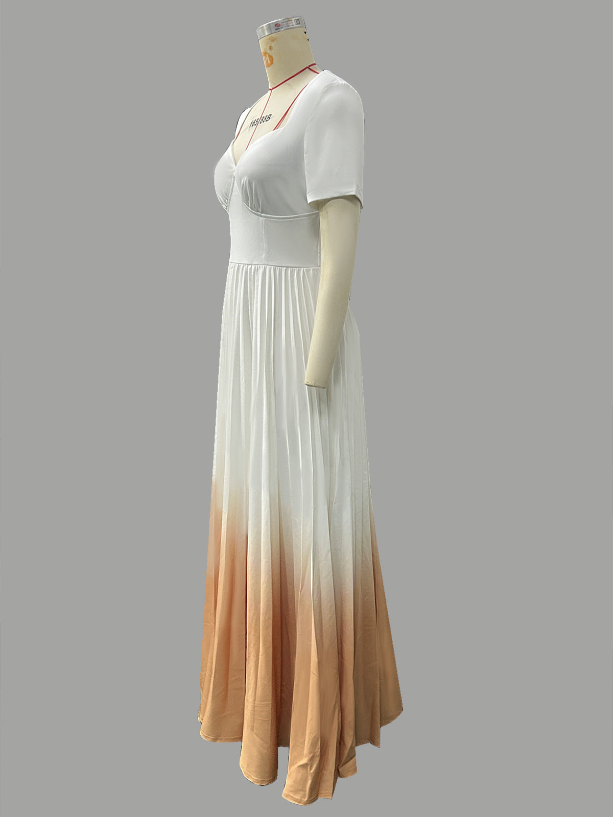 Chic Elegant Ruffle Long Dress 5