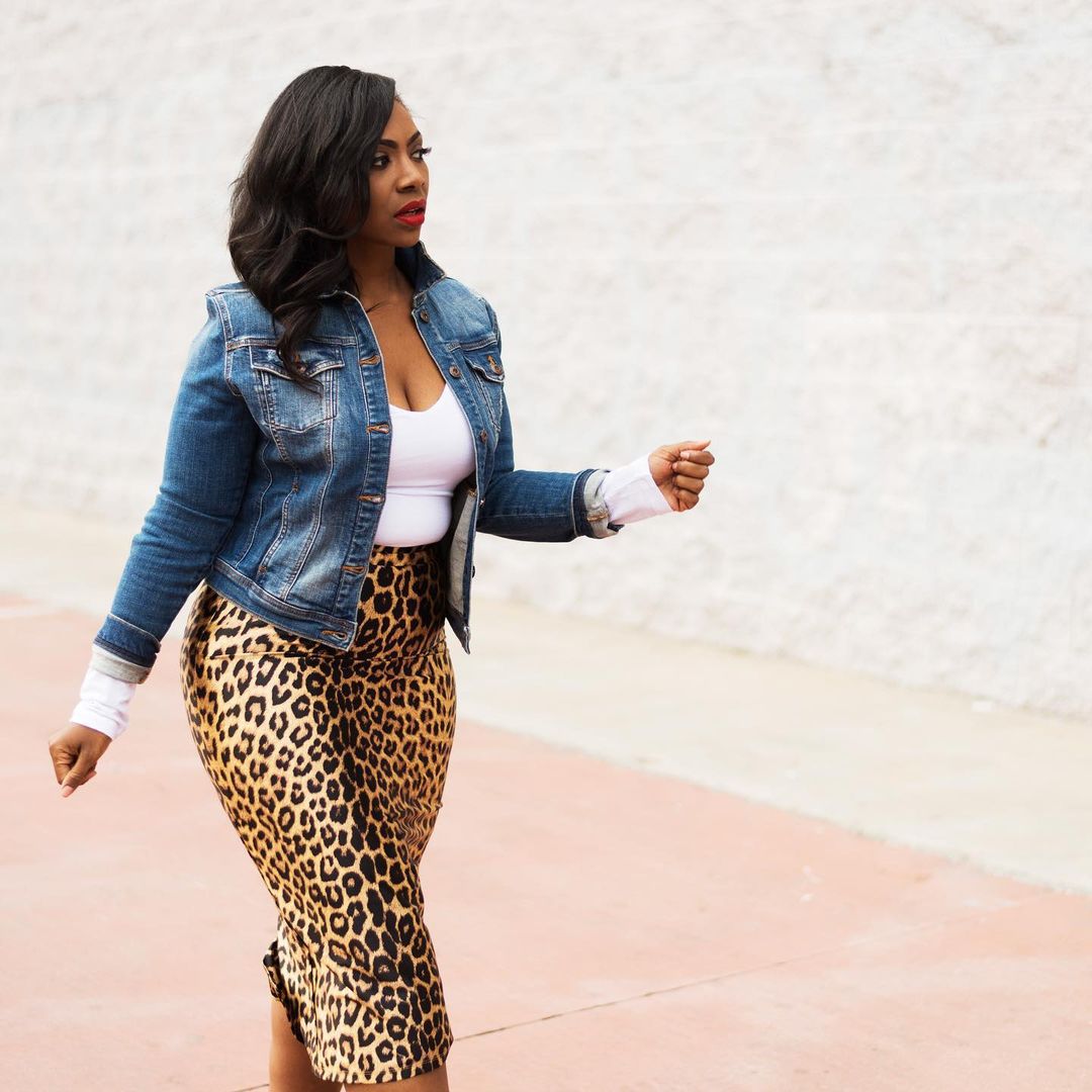 Women Casual Leopard Print Skirt 6