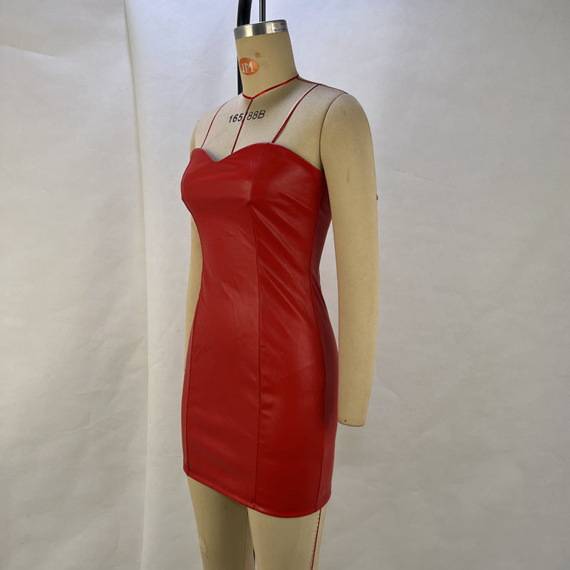 Women Solid Sexy Strapless Bodycon Dress 16