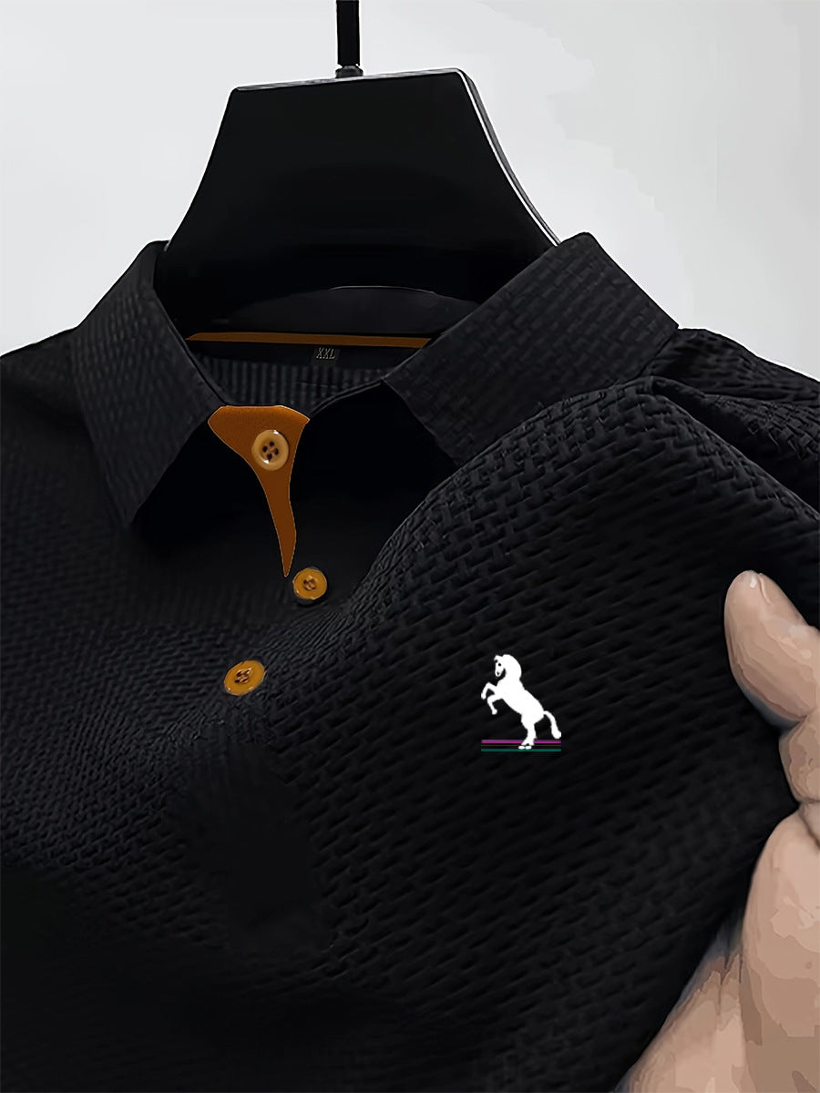 Men's Summer Solid Short Sleeve Printed T-Shirt 16