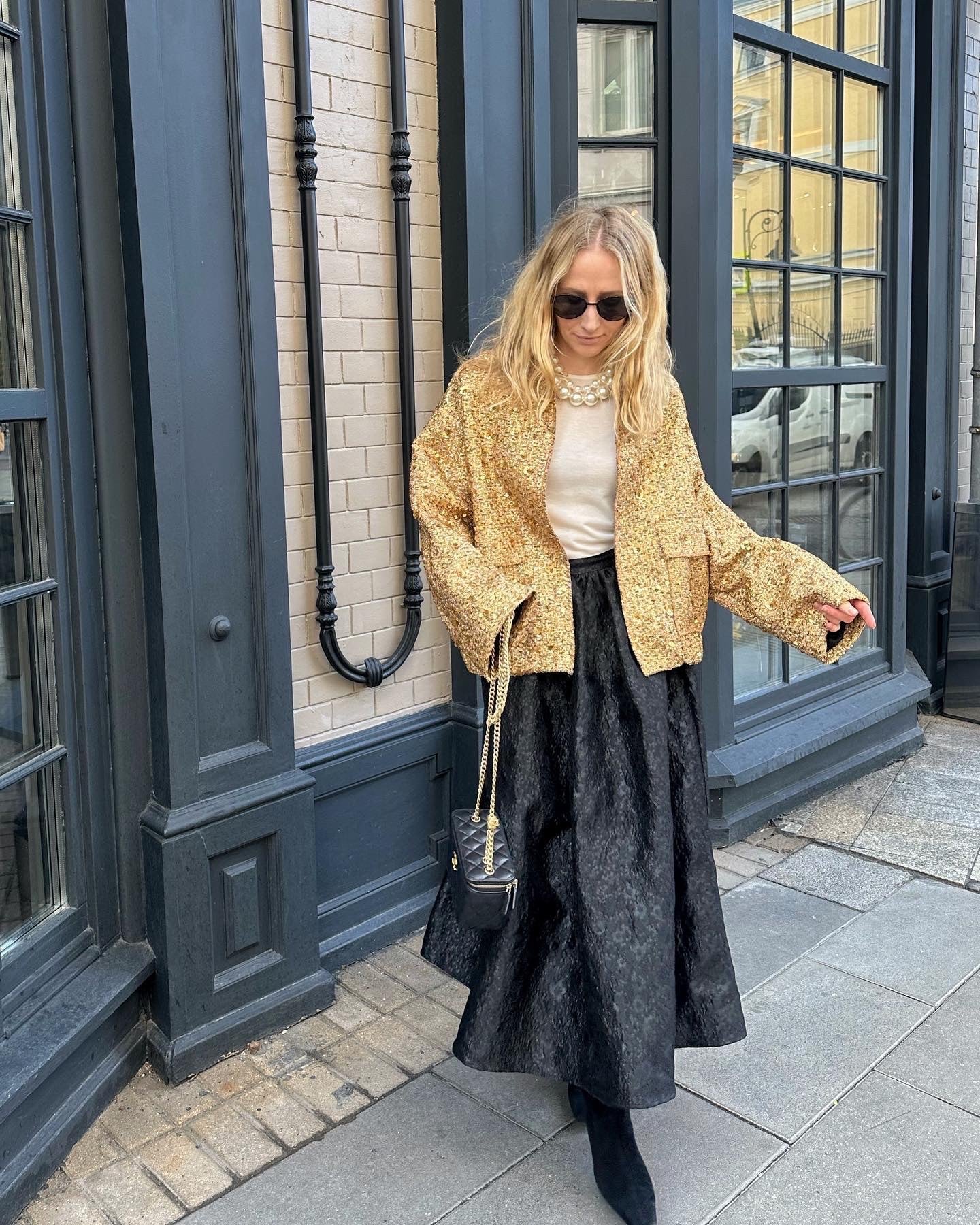 Autumn Women's Stand Collar Sequined Jacket 13