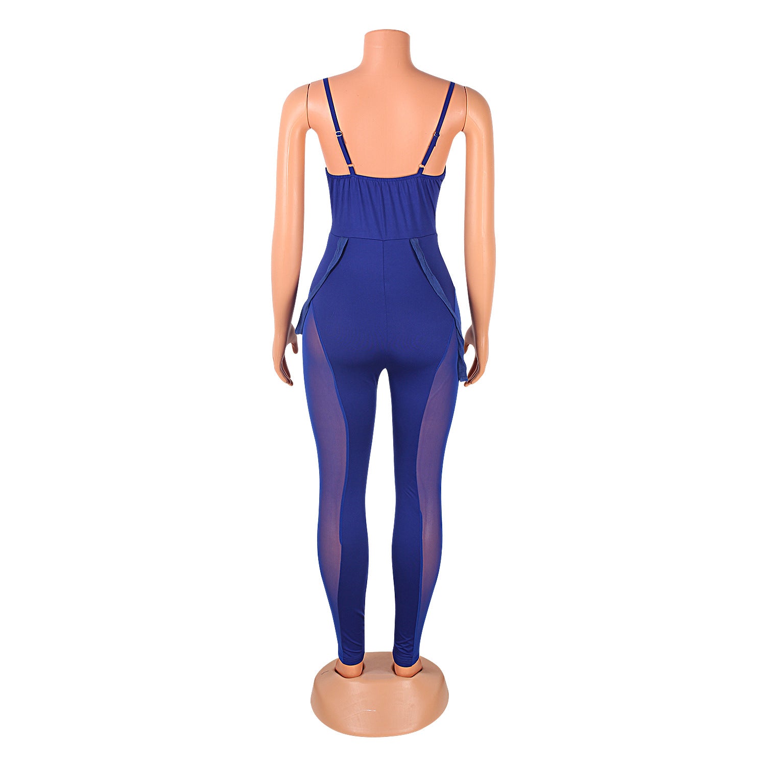 Women Mesh See-Through Sexy Suspender Jumpsuit 34