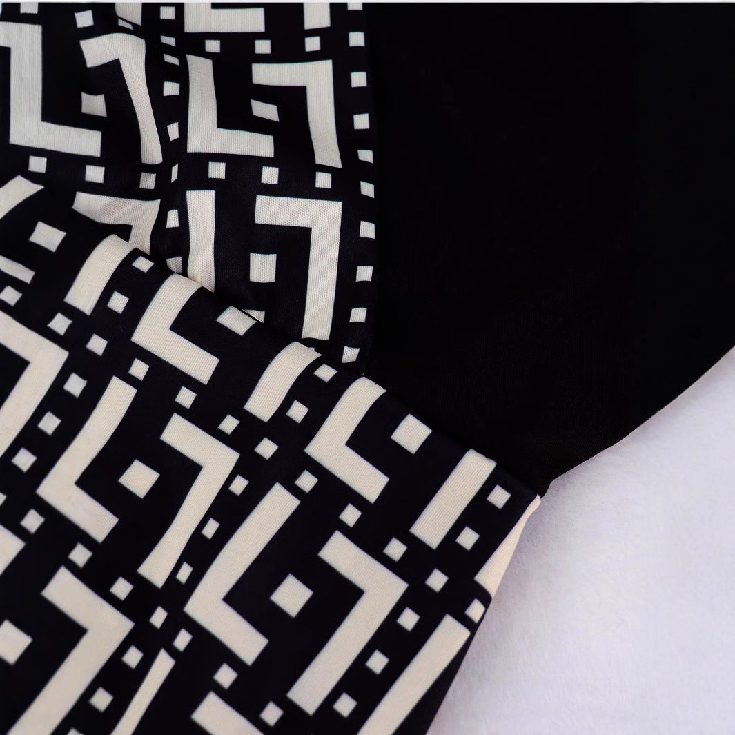 Women v-neck long-sleeved lace dress 4