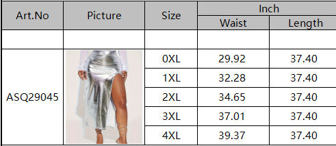 Women Elegant Slit Asymmetric Skirt 3