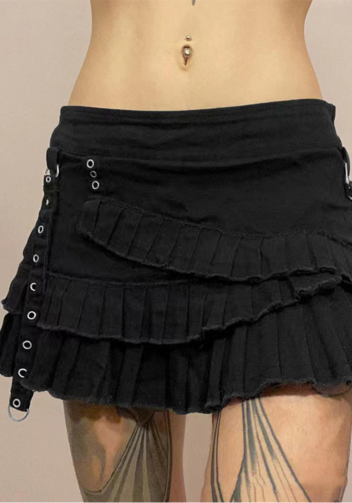 Women street Style Summer pleated skirt