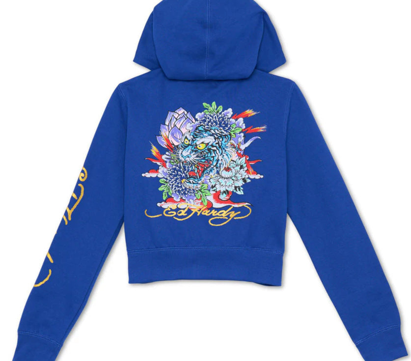 High Street Graffiti Print Pattern Pullover Hoodie 9