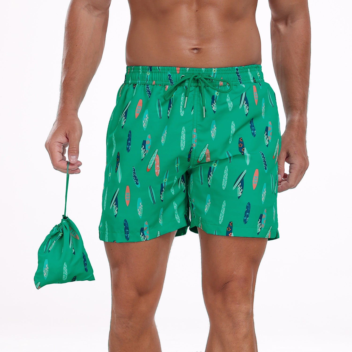 Men's summer printed beach shorts 3