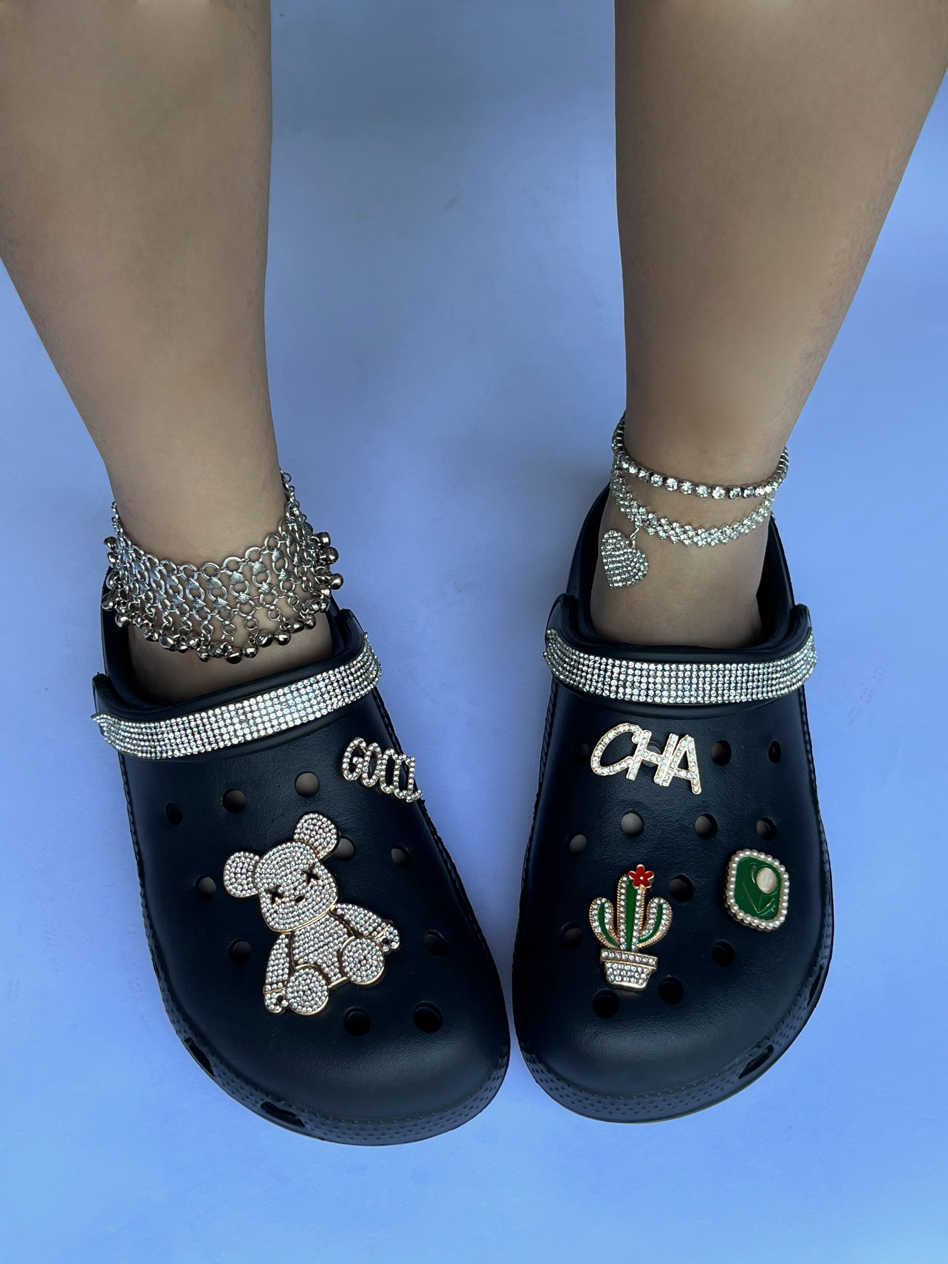 Cactus accessories high-heeled hole shoes women's summer slope heel thick bottom hole shoes women's shoes 27