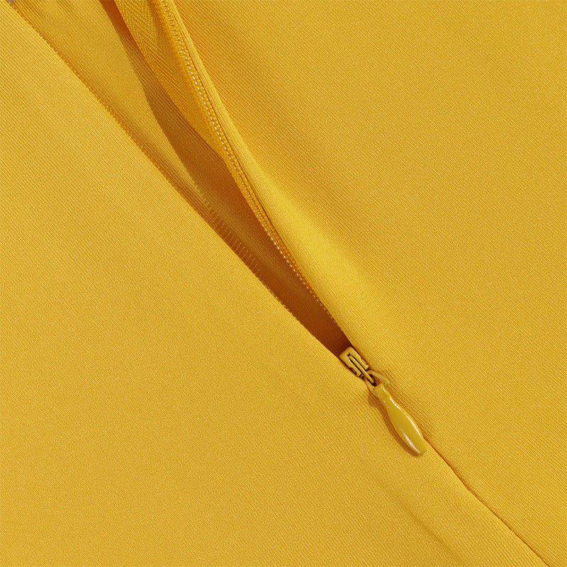 Women Long Sleeve Lace Up Hollow Out Long Sleeve Dress 14