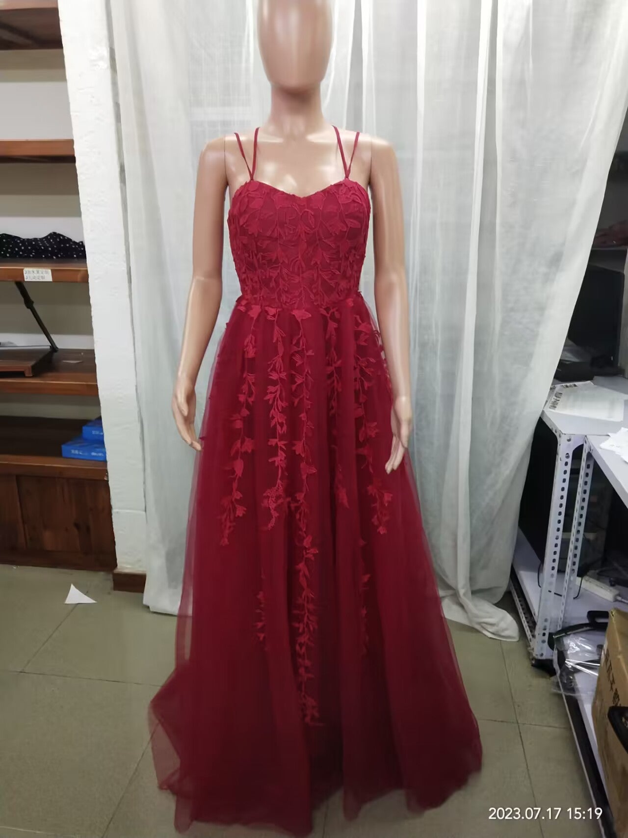 Evening dress overseas warehouse lace Low Back sexy dinner graduation party bridesmaid dress（Processing time need 3-6 days） 17