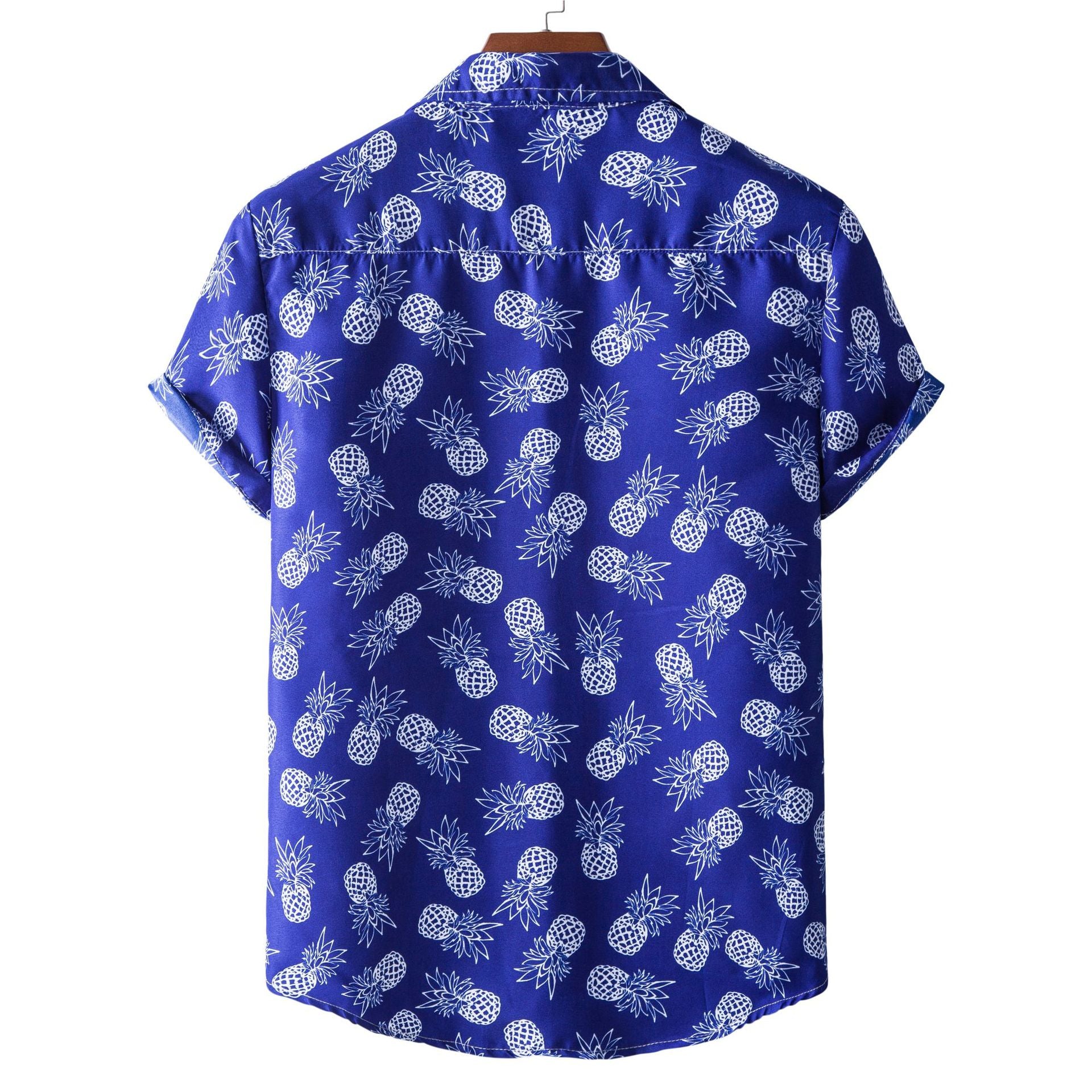 Men's Print Holidays Men's Short Sleeve Casual Shirt 7