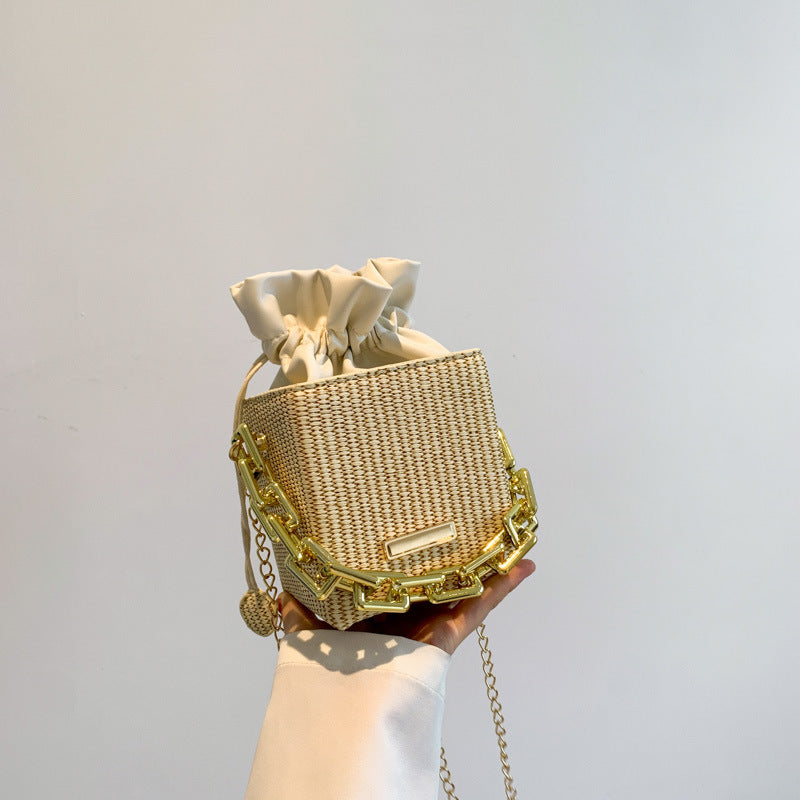 Women Mini Chain Handbag Shoulder Messenger Bag Small Square Bag 4