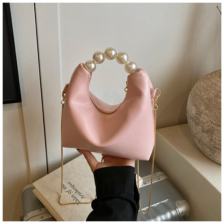 Women Pearl Handbag Chain Crossbody Bag 27