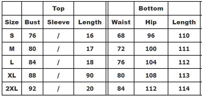 Women's Outdoor Wear Track Tank Strapless Contrasting High Waist Wide Leg Trousers Casual Set 14