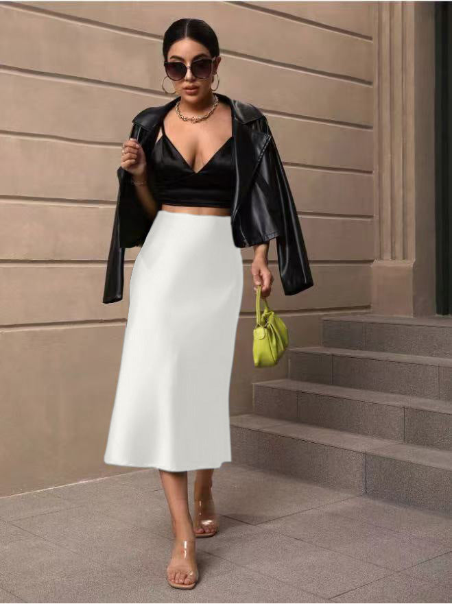 Women spring and summer bodycon fishtail skirt 41