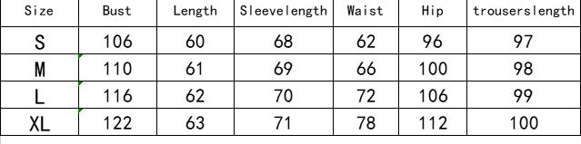 Women long-sleeved Casual Top and Pants sports two-piece suit 17