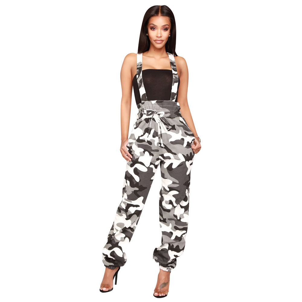 Women's Camouflage Overalls Pants 6
