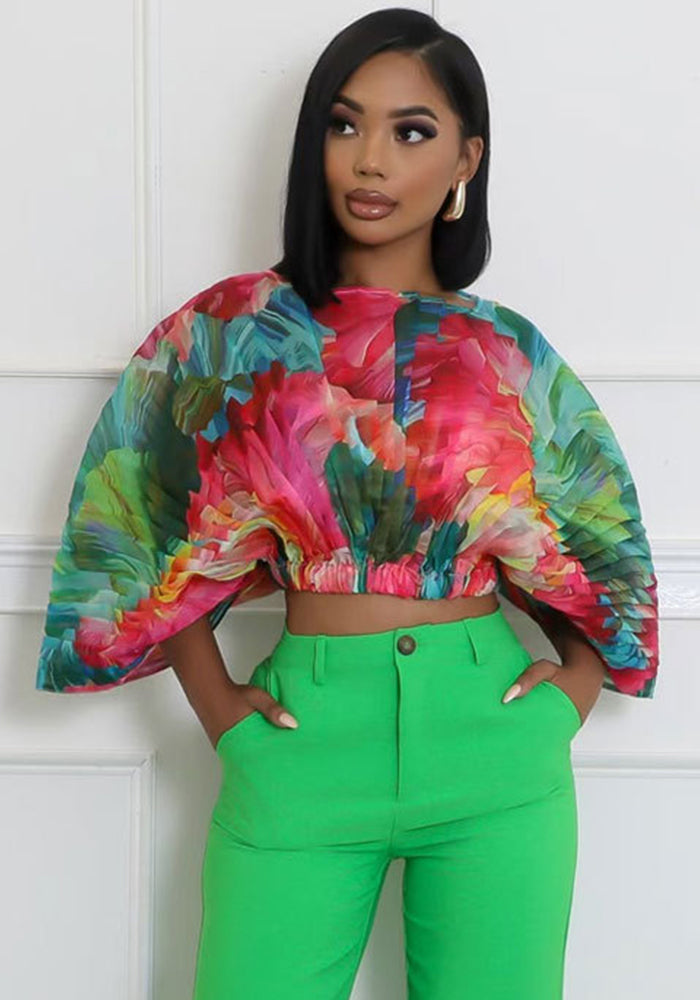 Casual Print Women's Top Fashion Wear