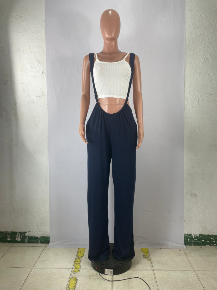 Women Hip Hop Sports Loose Casual Overalls 16