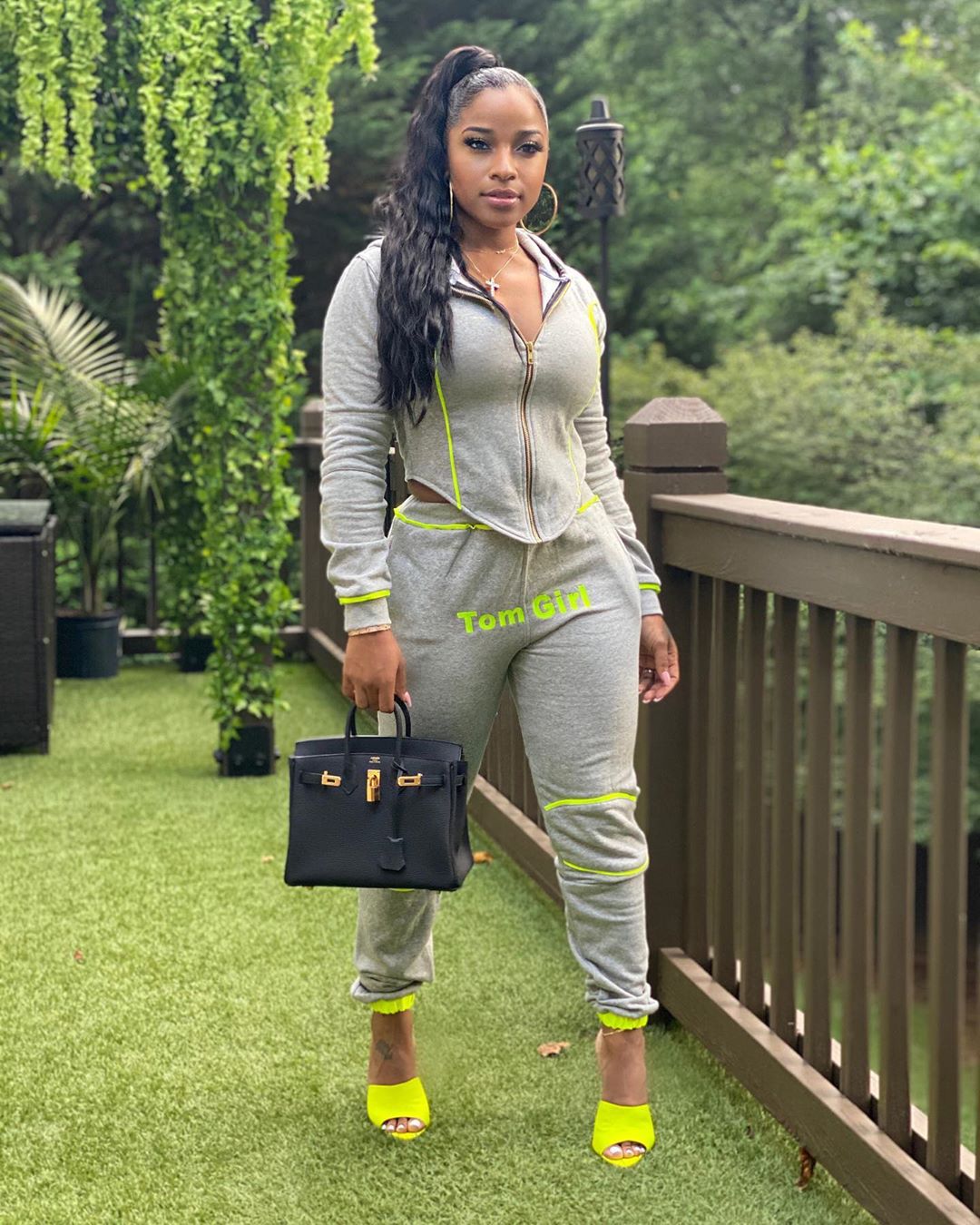 Women Casual Sports Zipper Hood Top and Pant Two-Piece Set
