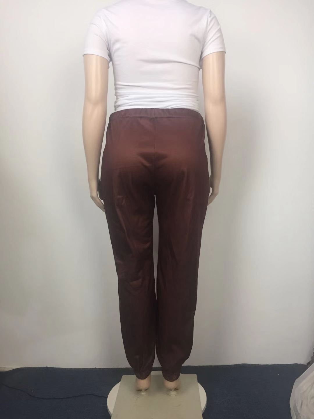 Plus Size Women Elasticized Loose Pants 11