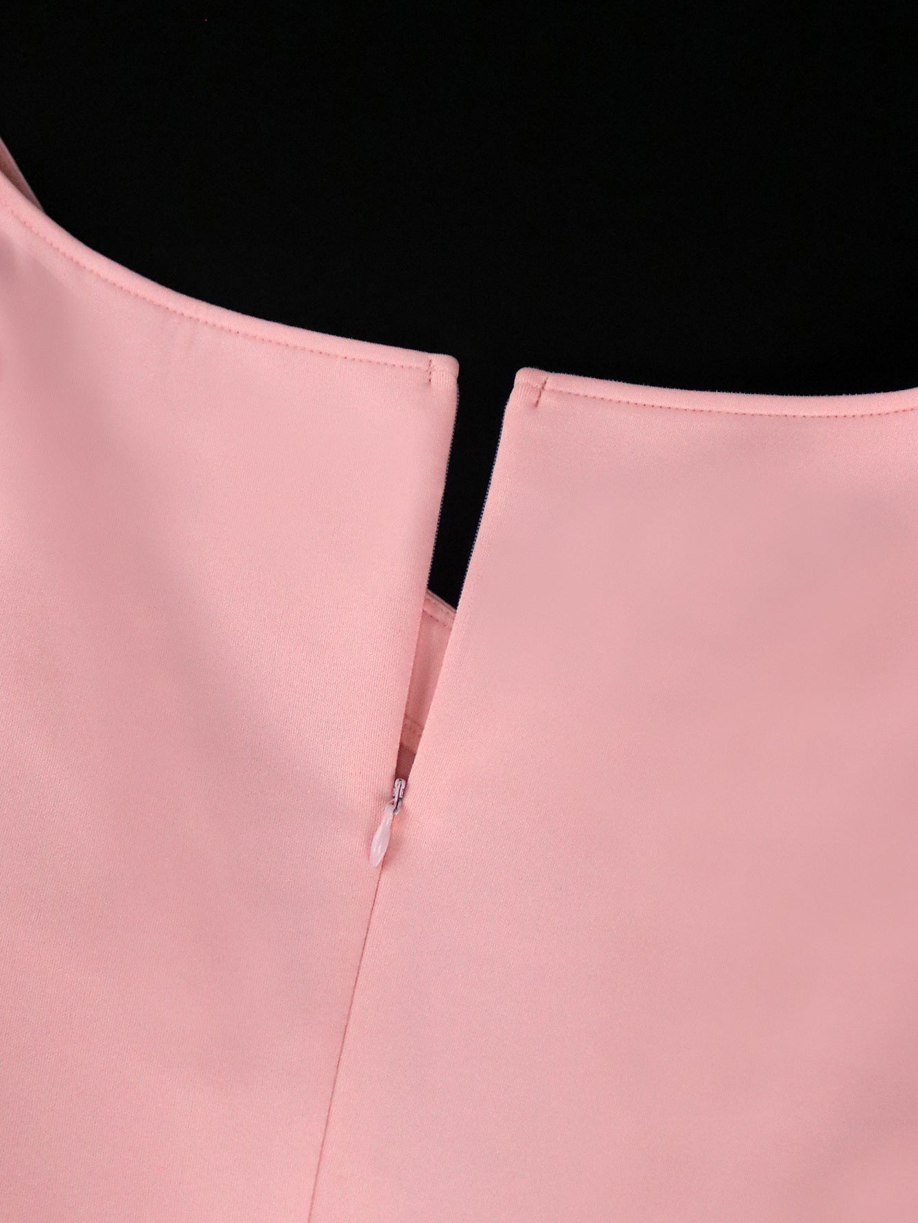 Asymmetric Neckline Ruffle Elegant Bodycon Party Dress 8