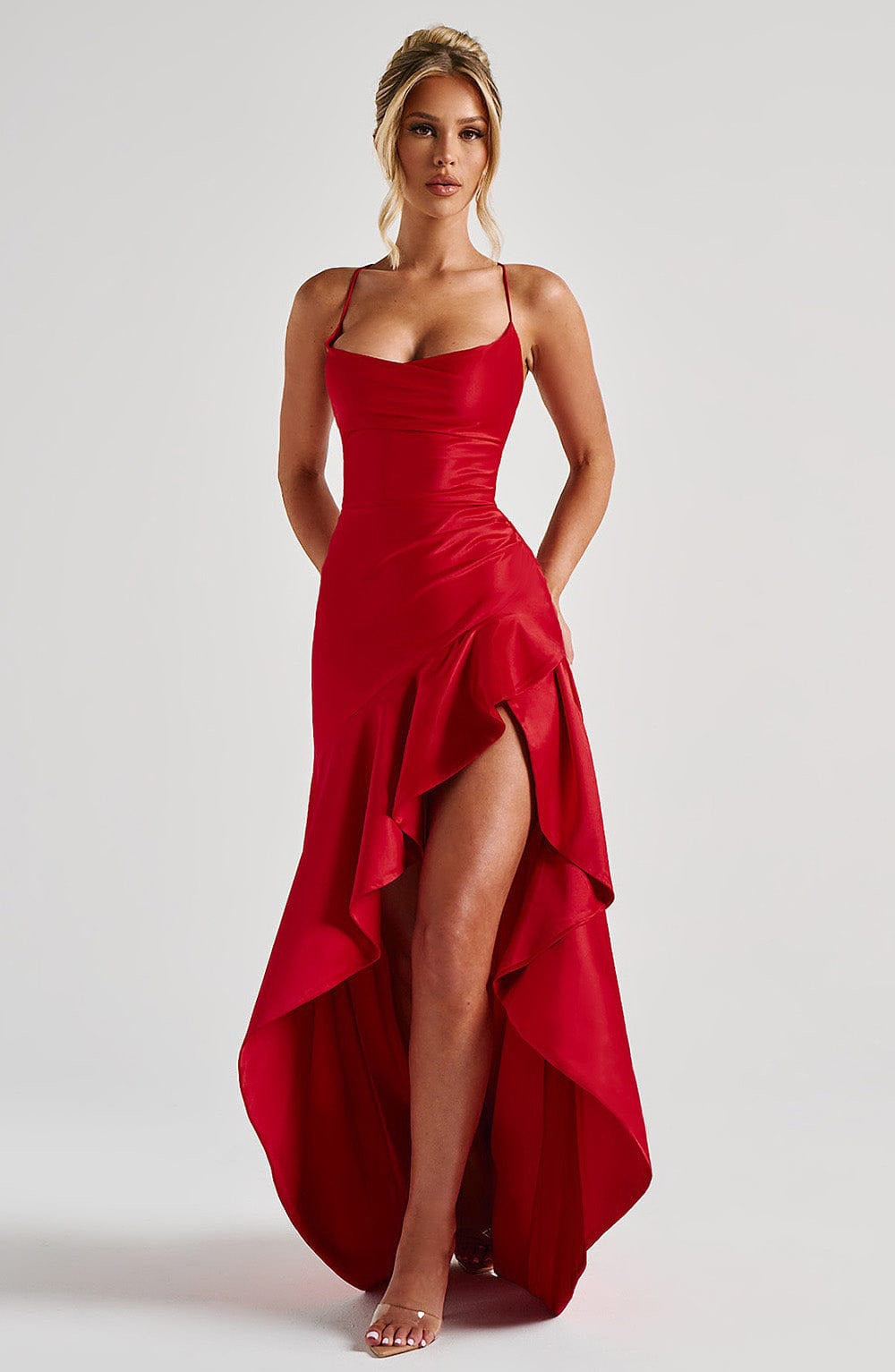 Women Sexy Strapless Maxi Dress 11