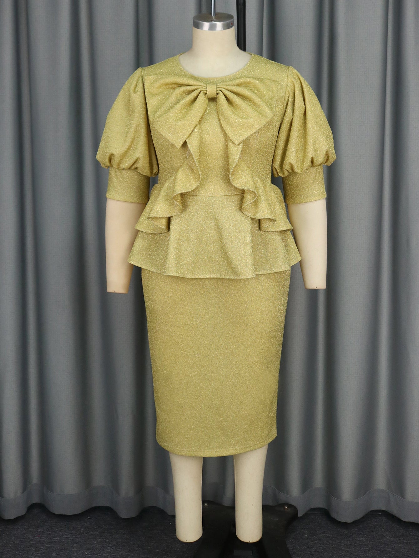 Women Ruffle Bodycon Dresses 5