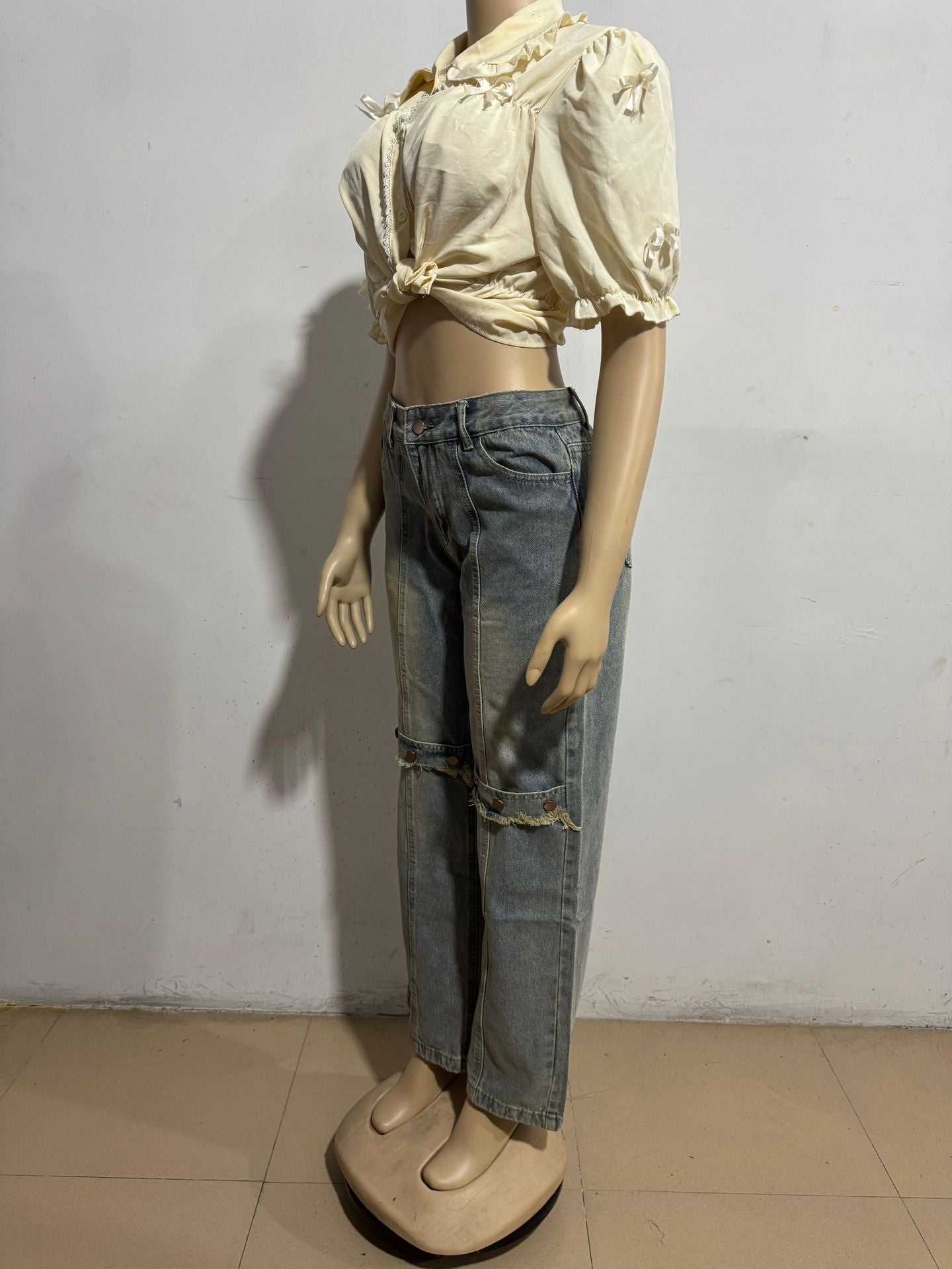 Women Fashion Denim Pants 8