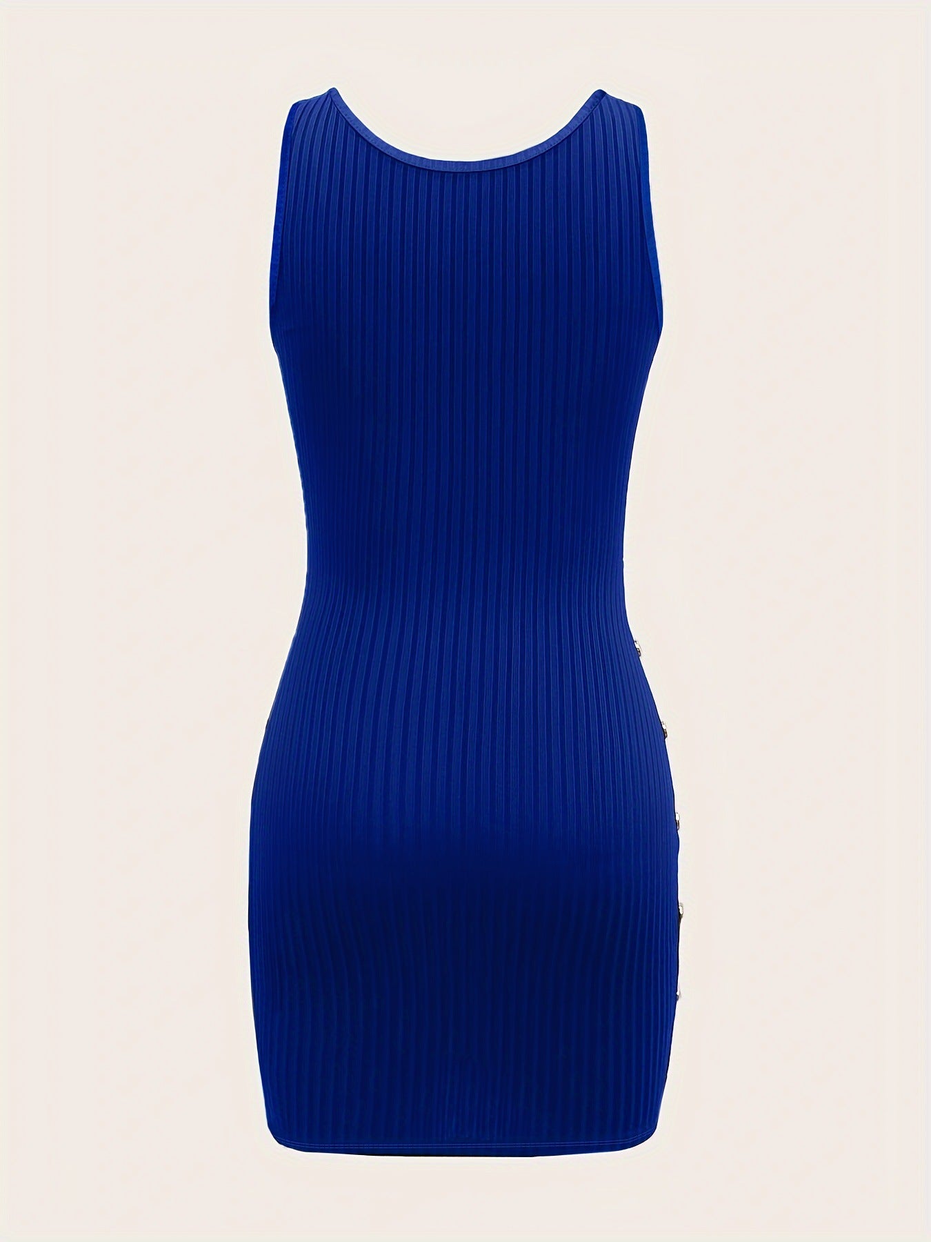 Summer  Street Solid Color Strap Sexy Women's Bodycon Dress 20