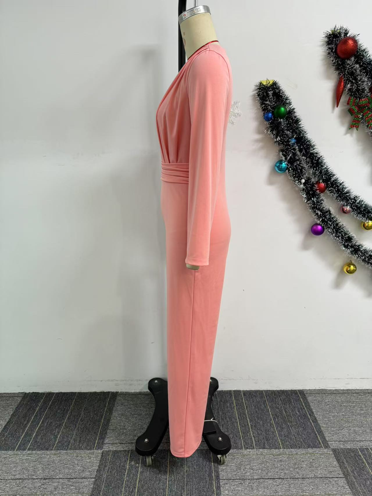 Elegant Cutout Slim Waist Wide Leg Jumpsuit 7