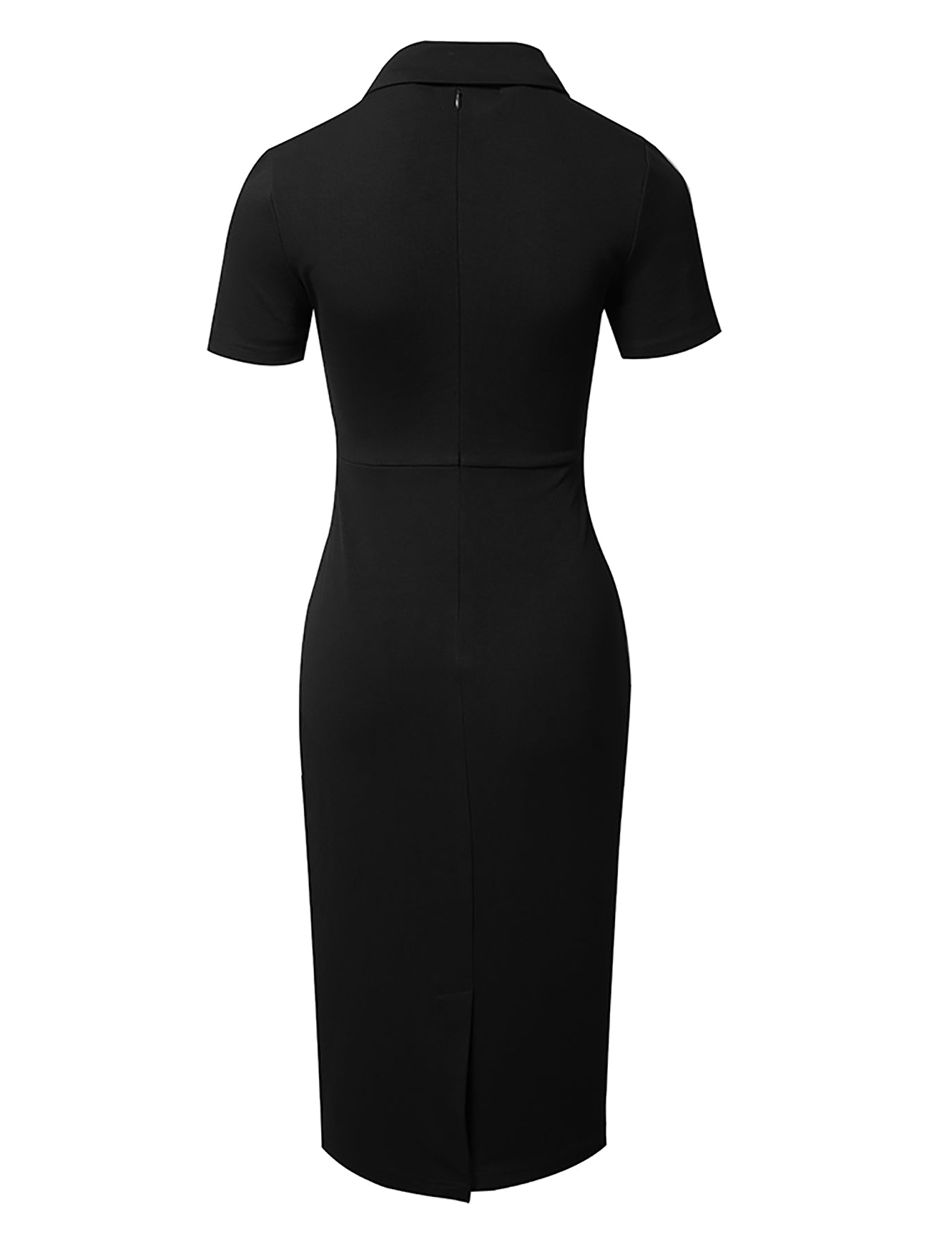 Women OL Wear Black Blazer Dress 6