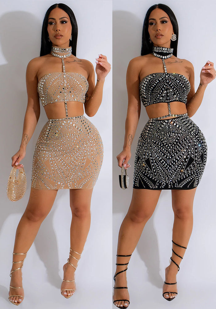 Women Sleeveless Beaded Dress