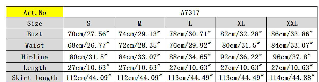 Sexy suspenders two-piece long skirt set 14