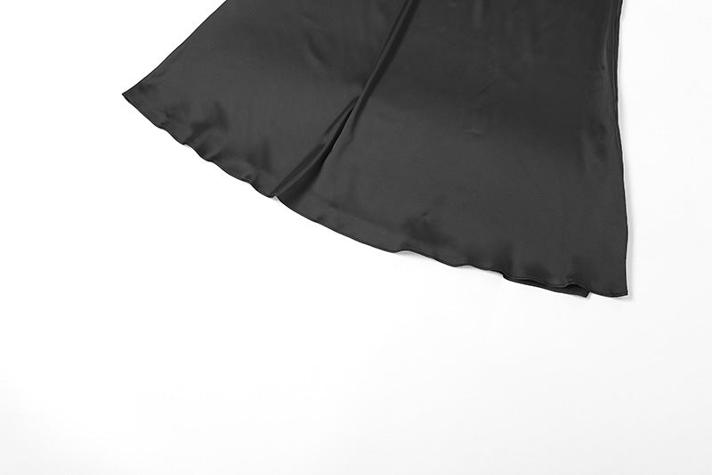 Autumn And Winter Women 's Fashion Strapless Sexy Low Back Slim Evening Dress For Women 15