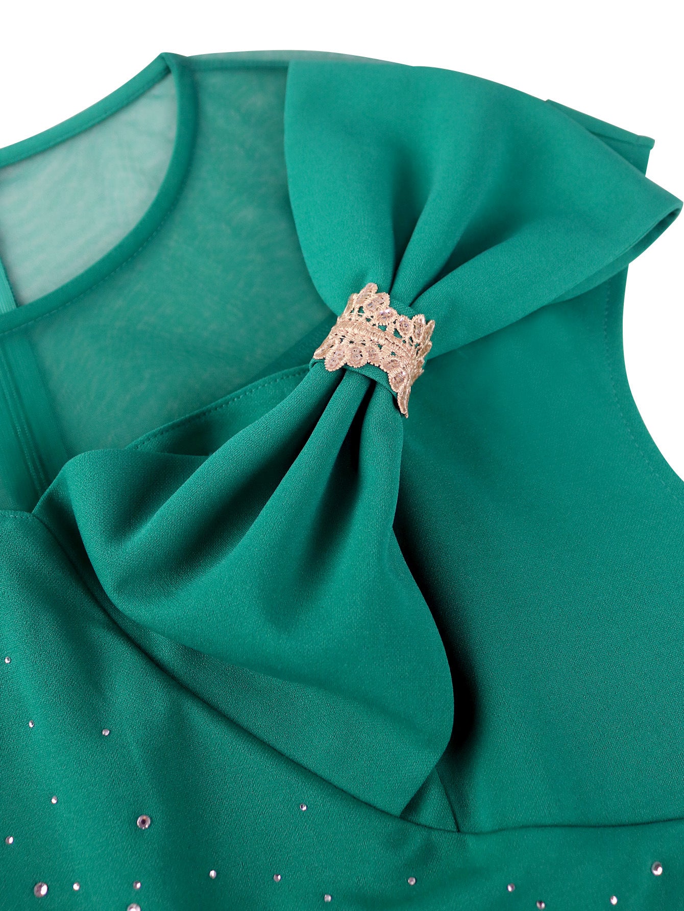 Plus Size Beaded Lace Elegant Slim Fit cocktail party a-line dresses 10