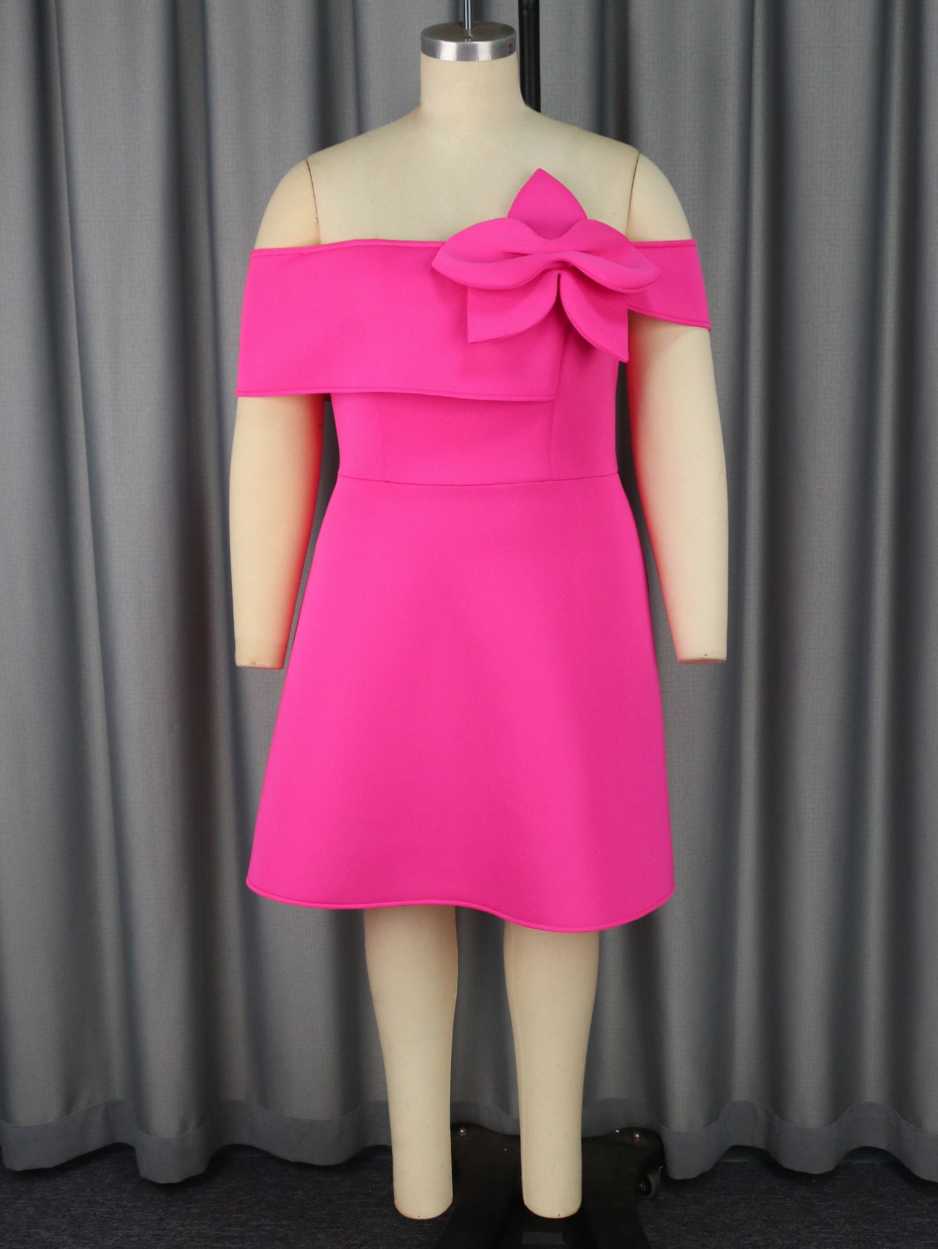 Off Shoulder A-Line Elegant Low Back Formal Party Dress 3