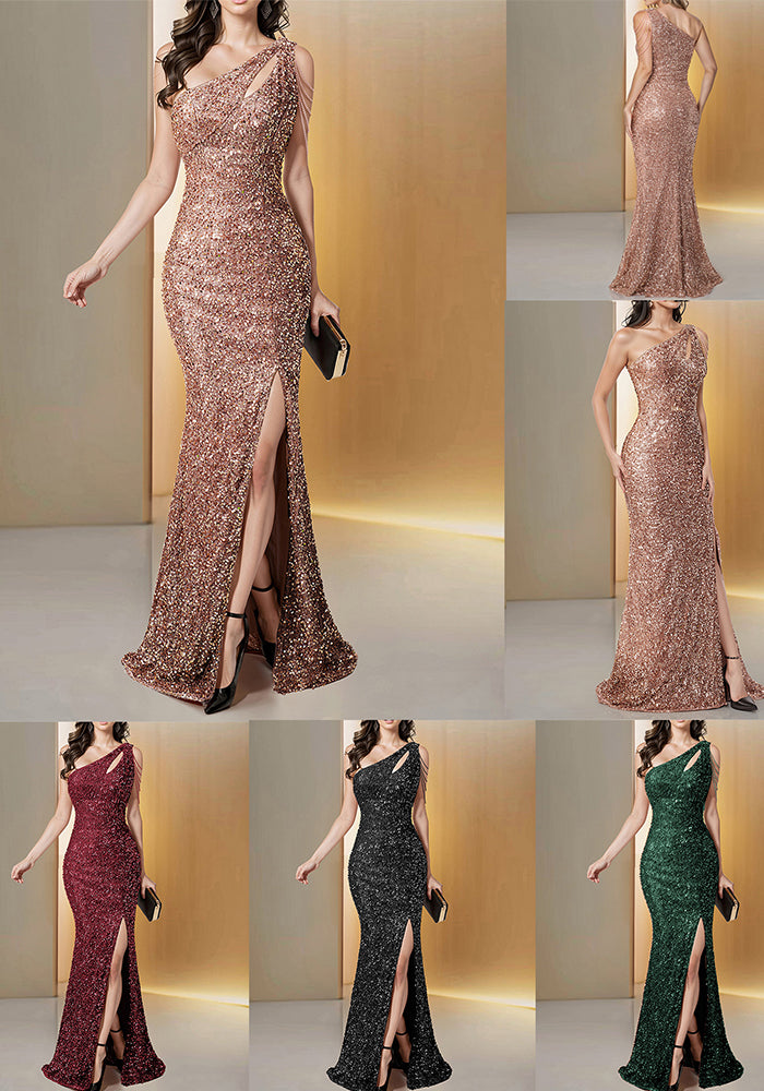 Luxury Long Dress Sexy Elegant Sequin Evening Dress for Formal Party & Cocktail Events