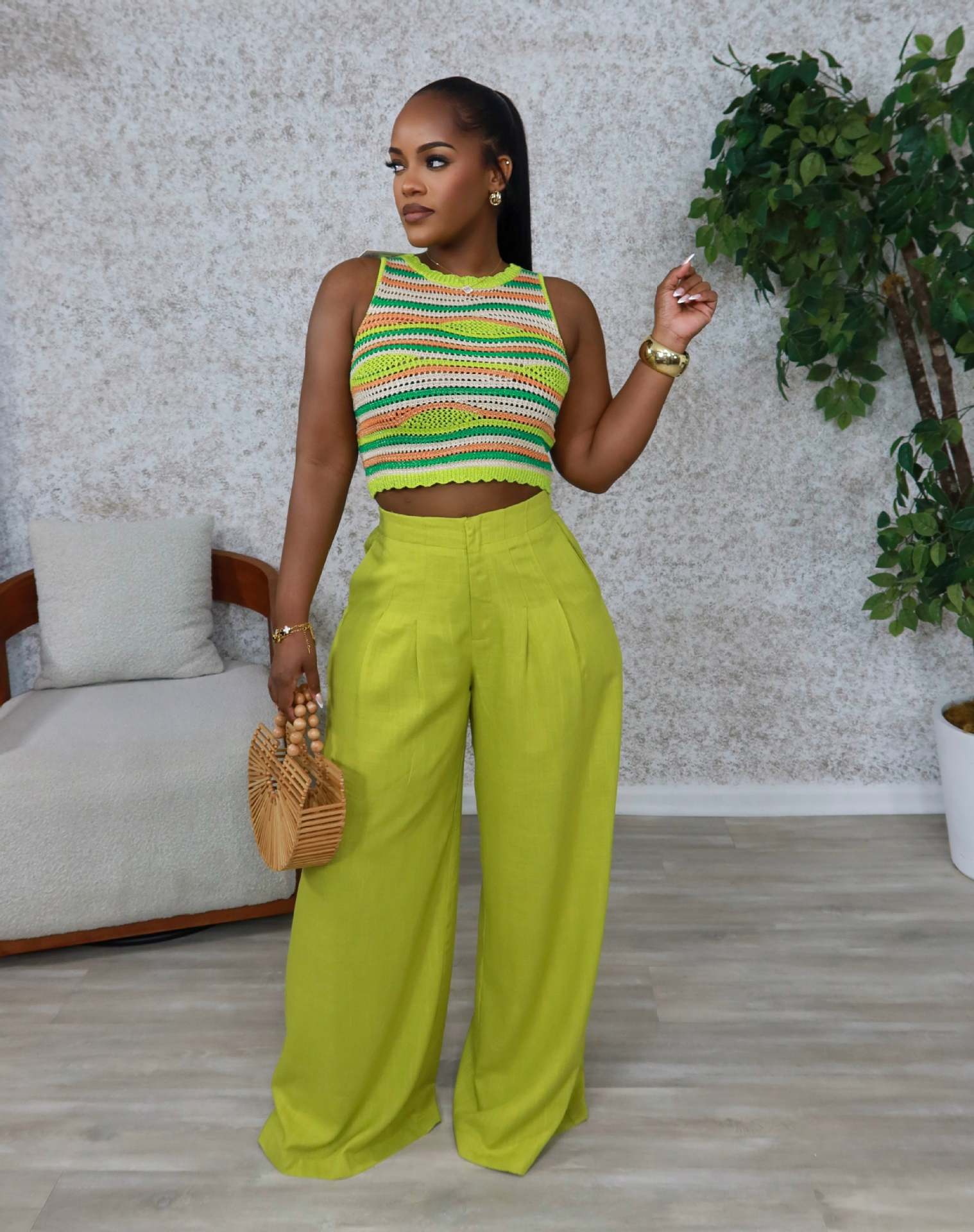 Women's Casual Straight-Leg Pants