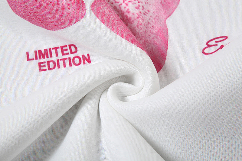 Autumn and Winter Women Printed Basic Top and Shorts Casual Sports Two-piece Set 8