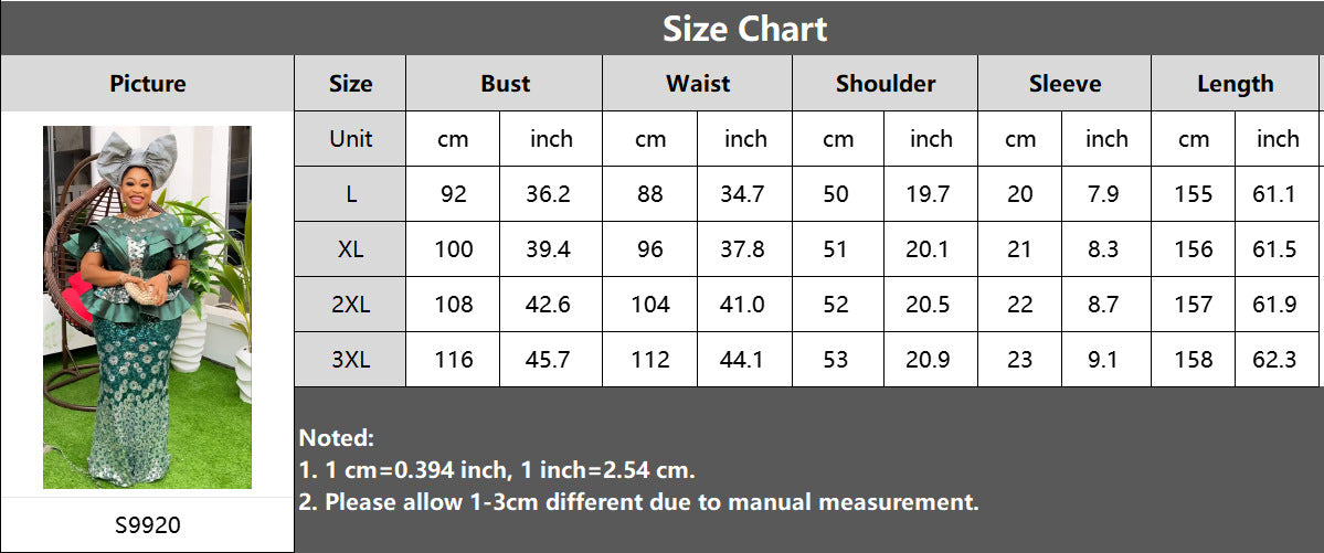 Plus Size African Women Clothing Sequin Patchwork Contrast Color Dress 8