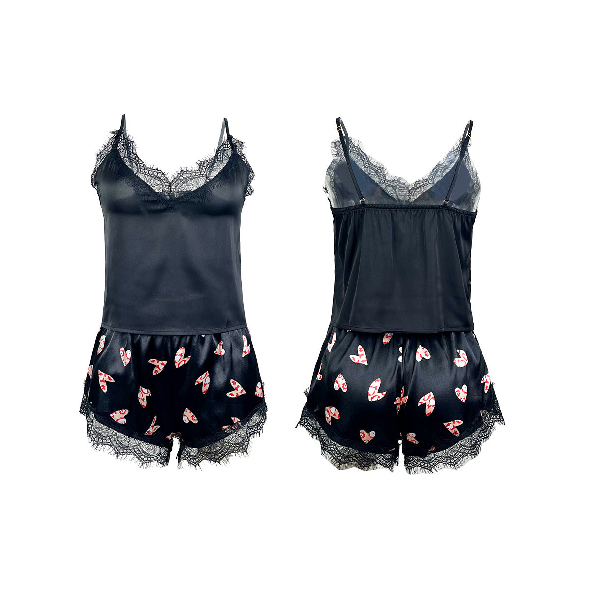 Printed Sexy Straps Shorts Set Sexy Underwear Fashion Home Clothes 11