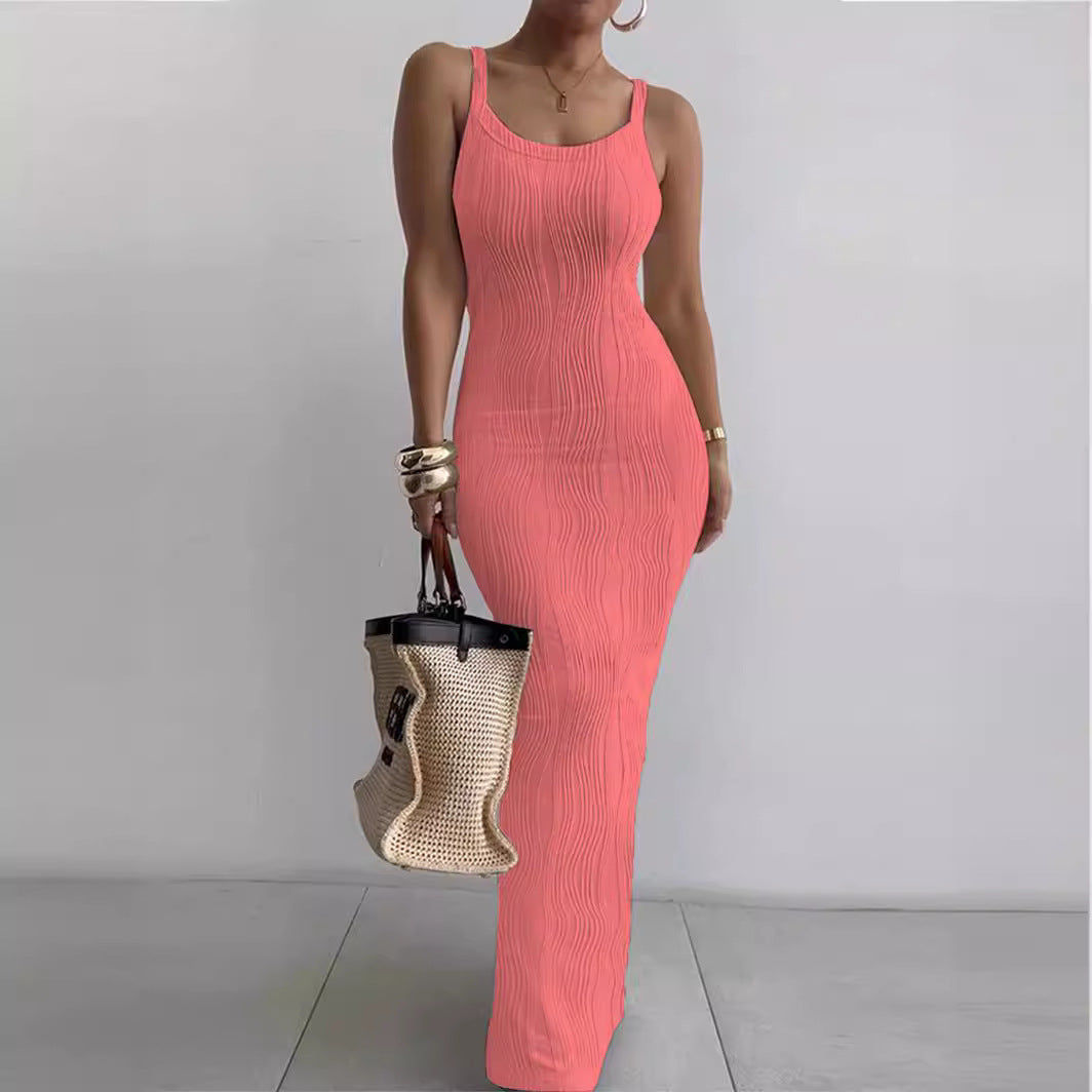 Women Summer Sleeveless Maxi Dress 8