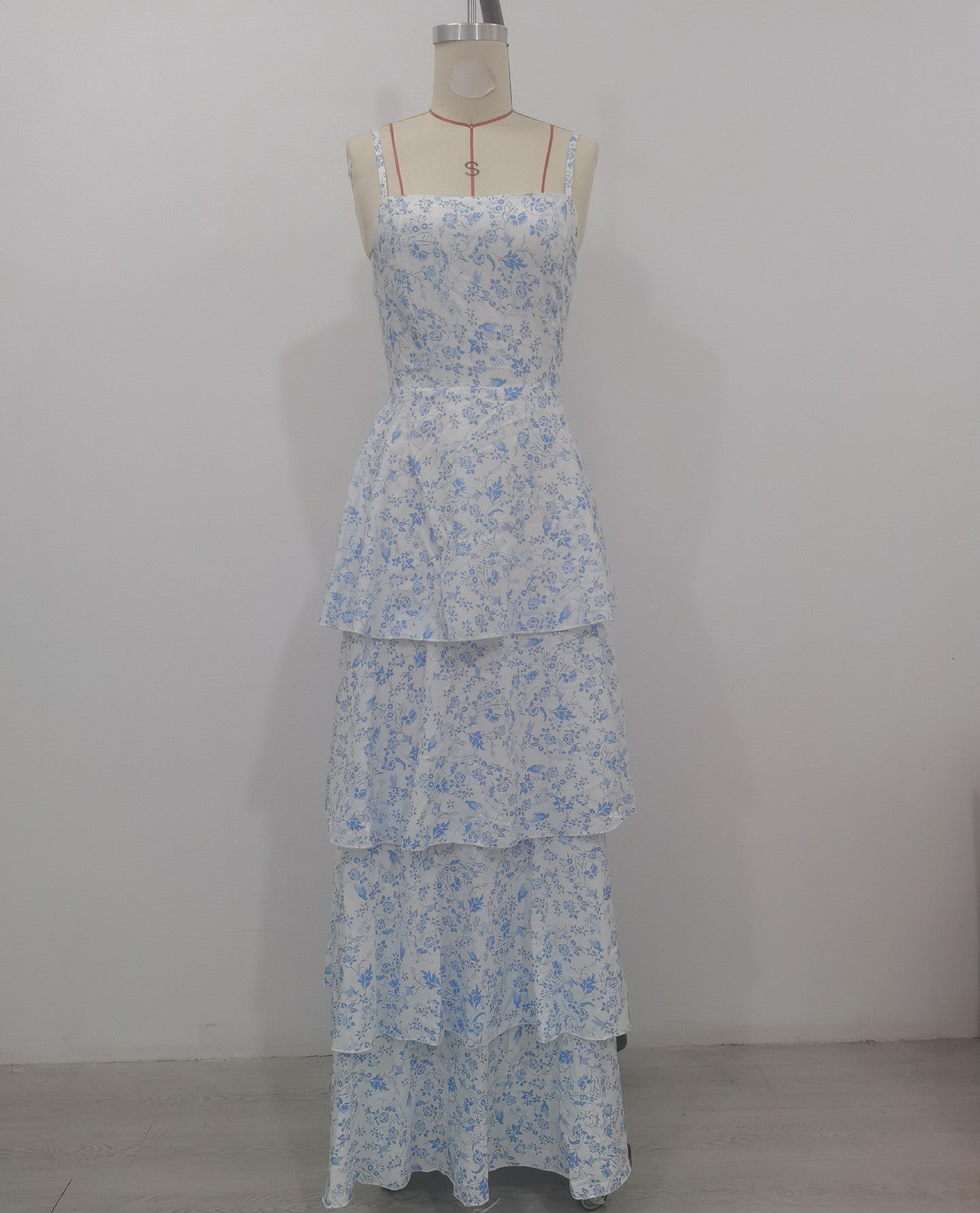 Spring And Summer Bow Floral Printed Holidays Party Chic Dress 12